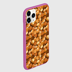 Чехол iPhone 11 Pro матовый Орехи Фундук, цвет: 3D-фиолетовый — фото 2
