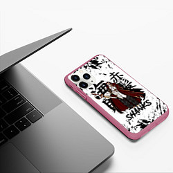 Чехол iPhone 11 Pro матовый SHANKS ONE PIECE, цвет: 3D-малиновый — фото 2