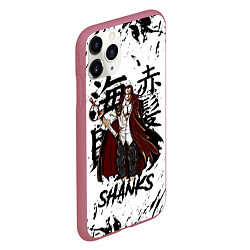 Чехол iPhone 11 Pro матовый SHANKS ONE PIECE, цвет: 3D-малиновый — фото 2