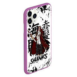 Чехол iPhone 11 Pro матовый SHANKS ONE PIECE, цвет: 3D-фиолетовый — фото 2