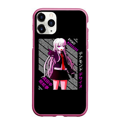 Чехол iPhone 11 Pro матовый Кёко Киригири - Danganronpa, цвет: 3D-малиновый