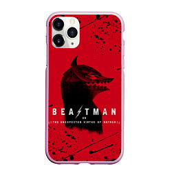 Чехол iPhone 11 Pro матовый BEASTMAN BERSERK БЕРСЕРК, ПРОКЛЯТИЕ, цвет: 3D-розовый