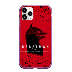 Чехол iPhone 11 Pro матовый BEASTMAN BERSERK БЕРСЕРК, ПРОКЛЯТИЕ, цвет: 3D-фиолетовый