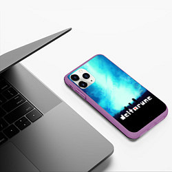 Чехол iPhone 11 Pro матовый DELTARUNE ГЕРОИ ИГРЫ, цвет: 3D-фиолетовый — фото 2