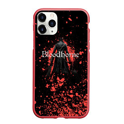 Чехол iPhone 11 Pro матовый Bloodborne dark souls, цвет: 3D-красный