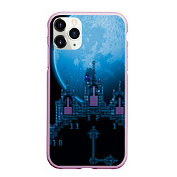 Чехол iPhone 11 Pro матовый Terrarians moon, цвет: 3D-розовый