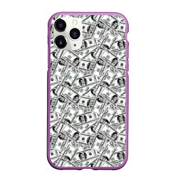 Чехол iPhone 11 Pro матовый Миллионер Millionaire, цвет: 3D-фиолетовый