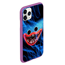 Чехол iPhone 11 Pro матовый POPPY PLAYTIME ХАГИ ВАГИ В ОГНЕ, цвет: 3D-фиолетовый — фото 2