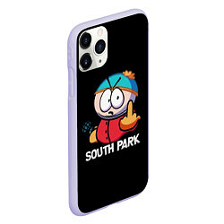Чехол iPhone 11 Pro матовый Южный парк Эрик South Park, цвет: 3D-светло-сиреневый — фото 2