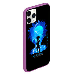 Чехол iPhone 11 Pro матовый Hunter x Hunte - Killua Zoldyck, цвет: 3D-фиолетовый — фото 2