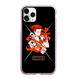 Чехол iPhone 11 Pro матовый HXH - Hunter x Hunter, цвет: 3D-розовый