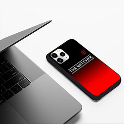 Чехол iPhone 11 Pro матовый ВЕДЬМАК Минимализм, цвет: 3D-черный — фото 2