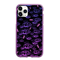 Чехол iPhone 11 Pro матовый ARCANE League Of Legends ТАТУИРОВКА JINX, цвет: 3D-фиолетовый