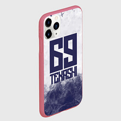 Чехол iPhone 11 Pro матовый 6IX9INE - Tekashi 69, цвет: 3D-малиновый — фото 2