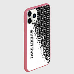 Чехол iPhone 11 Pro матовый Dark souls темные души, цвет: 3D-малиновый — фото 2