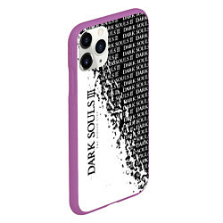 Чехол iPhone 11 Pro матовый Dark souls темные души, цвет: 3D-фиолетовый — фото 2