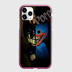 Чехол iPhone 11 Pro матовый POPPY PLAYTIME BENDY AND THE INK MACHINE, цвет: 3D-малиновый