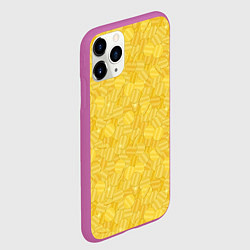 Чехол iPhone 11 Pro матовый Золотые Монеты Money, цвет: 3D-фиолетовый — фото 2