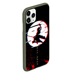 Чехол iPhone 11 Pro матовый Attack on Titan Sasha, цвет: 3D-темно-зеленый — фото 2