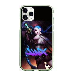 Чехол iPhone 11 Pro матовый League Of Legends Arcane ДЖИНКС ПАУДЕР