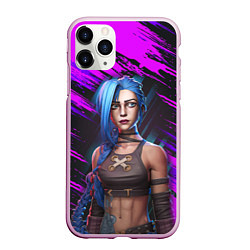 Чехол iPhone 11 Pro матовый League Of Legends Arcane ДЖИНКС МИЛАШКА, цвет: 3D-розовый