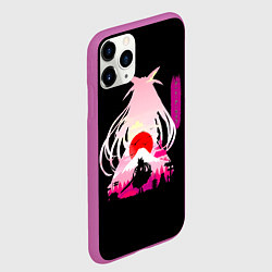Чехол iPhone 11 Pro матовый Котори Ицука - Рандеву с жизнью, цвет: 3D-фиолетовый — фото 2