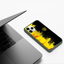 Чехол iPhone 11 Pro матовый Кобра Кай Cobra Kai, цвет: 3D-темно-зеленый — фото 2