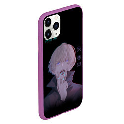 Чехол iPhone 11 Pro матовый Toge Inumaki Инумаки, цвет: 3D-фиолетовый — фото 2