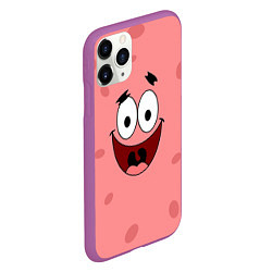 Чехол iPhone 11 Pro матовый Патрик пара, цвет: 3D-фиолетовый — фото 2