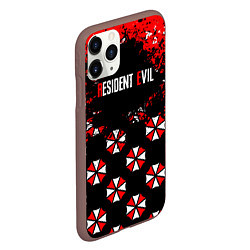 Чехол iPhone 11 Pro матовый Umbrella Corporation Pattern, цвет: 3D-коричневый — фото 2