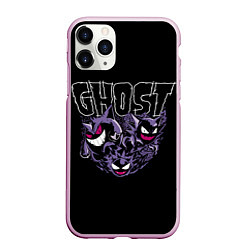 Чехол iPhone 11 Pro матовый Призрачные покемоны, цвет: 3D-розовый