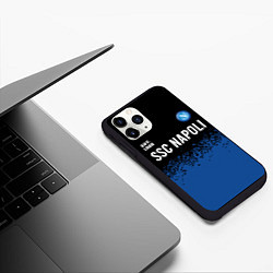 Чехол iPhone 11 Pro матовый НАПОЛИ Est 1926 Арт, цвет: 3D-черный — фото 2