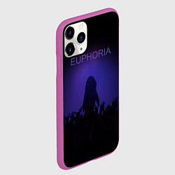 Чехол iPhone 11 Pro матовый Толпа, цвет: 3D-фиолетовый — фото 2