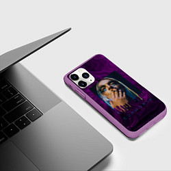 Чехол iPhone 11 Pro матовый Jules Vaughn, цвет: 3D-фиолетовый — фото 2