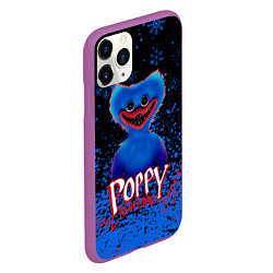 Чехол iPhone 11 Pro матовый Poppy Playtime хоррор, цвет: 3D-фиолетовый — фото 2