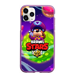 Чехол iPhone 11 Pro матовый Brawlstars Генерал Гавс, цвет: 3D-фиолетовый