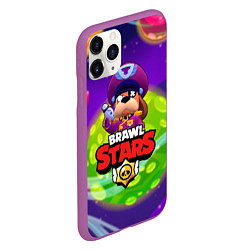 Чехол iPhone 11 Pro матовый Brawlstars Генерал Гавс, цвет: 3D-фиолетовый — фото 2