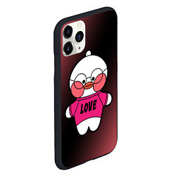 Чехол iPhone 11 Pro матовый LALAFANFAN - LOVE, цвет: 3D-черный — фото 2