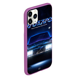 Чехол iPhone 11 Pro матовый Volvo 1989, цвет: 3D-фиолетовый — фото 2