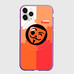 Чехол iPhone 11 Pro матовый Бабл Квас - Bubble Kvass, цвет: 3D-фиолетовый