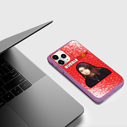 Чехол iPhone 11 Pro матовый BUBBLE KVASS - ДОРА Арт, цвет: 3D-фиолетовый — фото 2