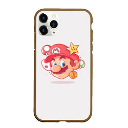 Чехол iPhone 11 Pro матовый Милаха Марио, цвет: 3D-коричневый