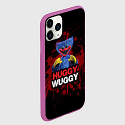 Чехол iPhone 11 Pro матовый 3D Хаги ваги Huggy Wuggy Poppy Playtime, цвет: 3D-фиолетовый — фото 2