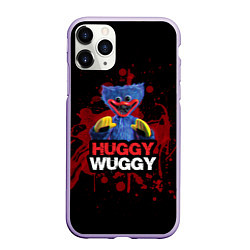 Чехол iPhone 11 Pro матовый 3D Хаги ваги Huggy Wuggy Poppy Playtime, цвет: 3D-светло-сиреневый