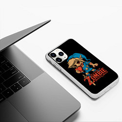 Чехол iPhone 11 Pro матовый Зомби Линк, цвет: 3D-белый — фото 2