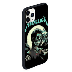 Чехол iPhone 11 Pro матовый Metallica - Sad But True, цвет: 3D-черный — фото 2