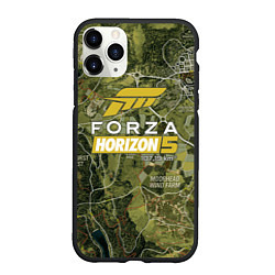 Чехол iPhone 11 Pro матовый Forza Horizon 5 - map