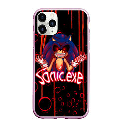 Чехол iPhone 11 Pro матовый Sonic Exe супер игра, цвет: 3D-розовый