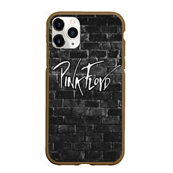 Чехол iPhone 11 Pro матовый PINK FLOYD - ПИНК ФЛОЙД КИРПИЧНАЯ СТЕНА, цвет: 3D-коричневый