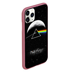 Чехол iPhone 11 Pro матовый PINK FLOYD LOGO ПИНК ФЛОЙД ЗВЕЗДЫ, цвет: 3D-малиновый — фото 2